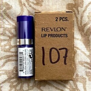 Revlon Lipstick 107 Silver Spark 2 Pack NWT